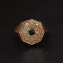 Octavia - 9ct rose gold signet ring