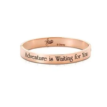 [DRB377] Disney RG-plated Princess Beauty and the Beast Belle Bangle